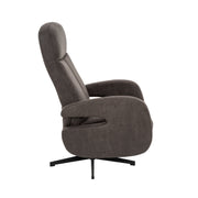 Fauteuil Esbjerg Taupe Kunstleder Manueel Verstelbaar-Fauteuils-LABEL51