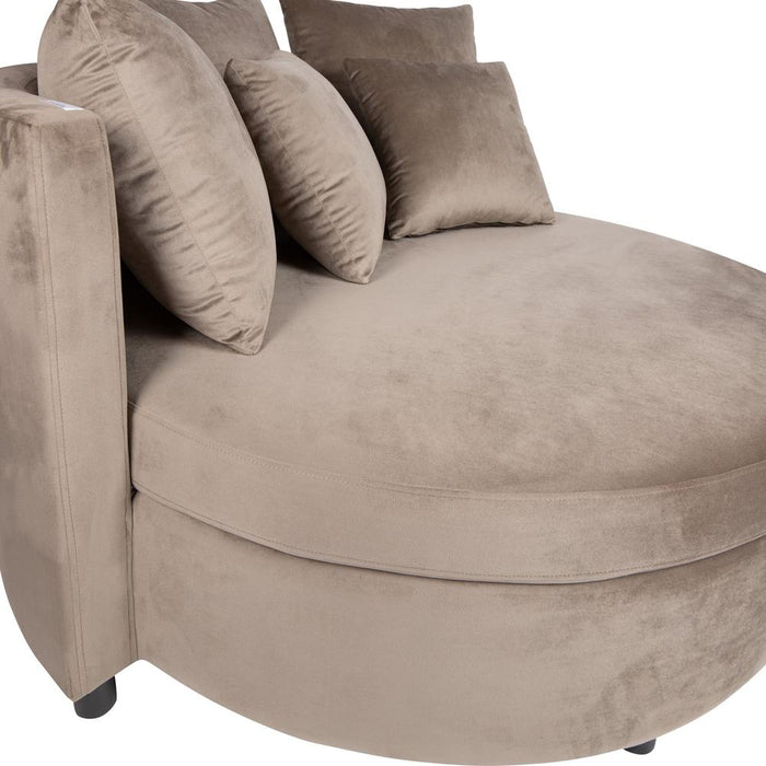 Fauteuil Fayen Polyester Beige-Fauteuils-PTMD