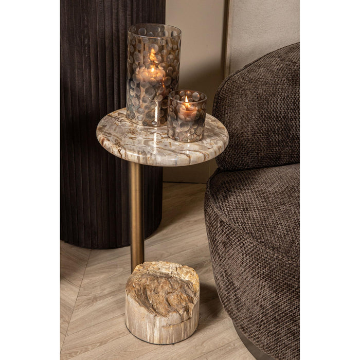 Fauteuil Filou Polyester Beige Donker-Fauteuils-PTMD