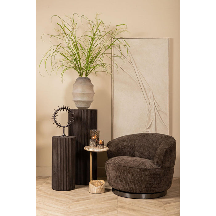 Fauteuil Filou Polyester Beige Donker-Fauteuils-PTMD