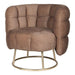 Fauteuil Fluffy Polyester Geel-Fauteuils-PTMD