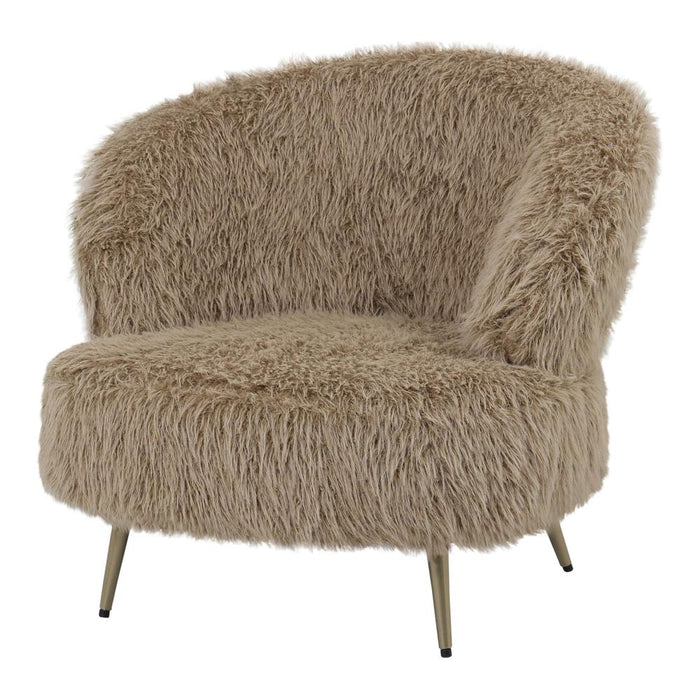 Fauteuil Franklyn Polyester Bruin-PTMD
