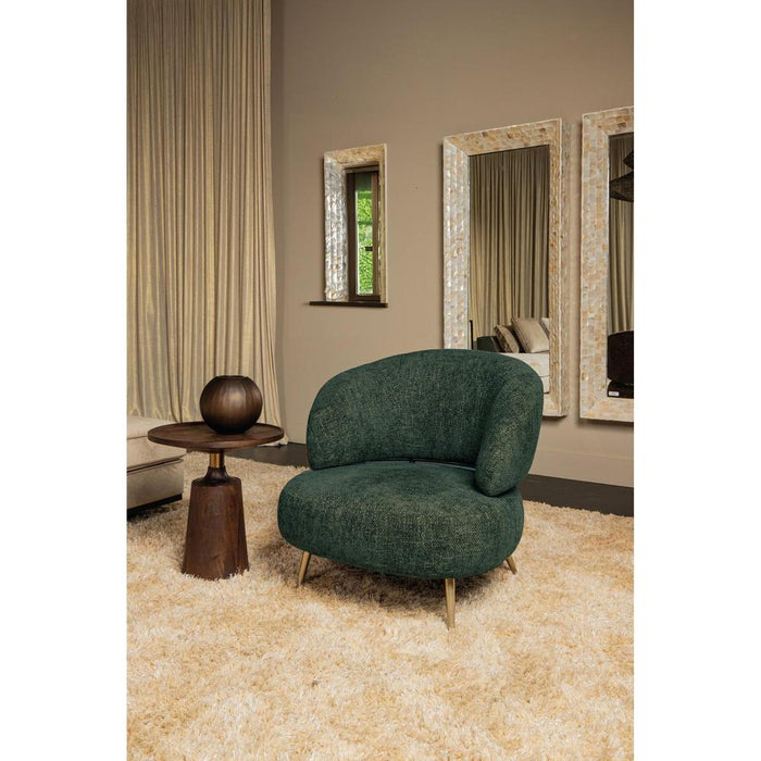 Fauteuil Franklyn Polyester Groen Olijfgroen-PTMD