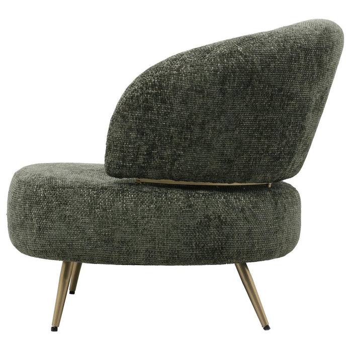 Fauteuil Franklyn Polyester Groen Olijfgroen-PTMD