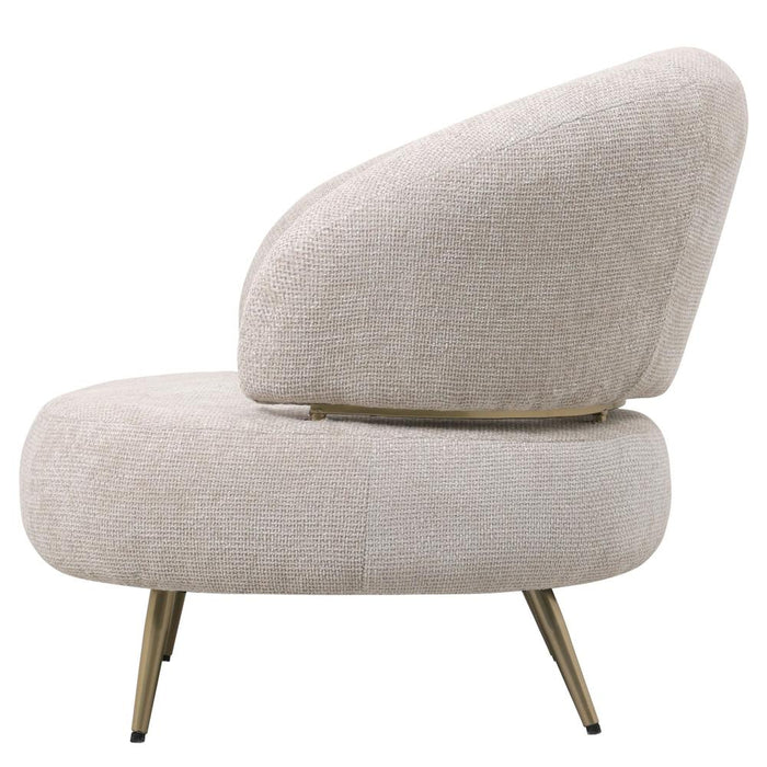 Fauteuil Franklyn Polyester Wit-Fauteuils-PTMD