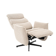 Fauteuil Goteborg Naturel Boucle 2-Motorig 75x85x118 cm-Fauteuils-LABEL51