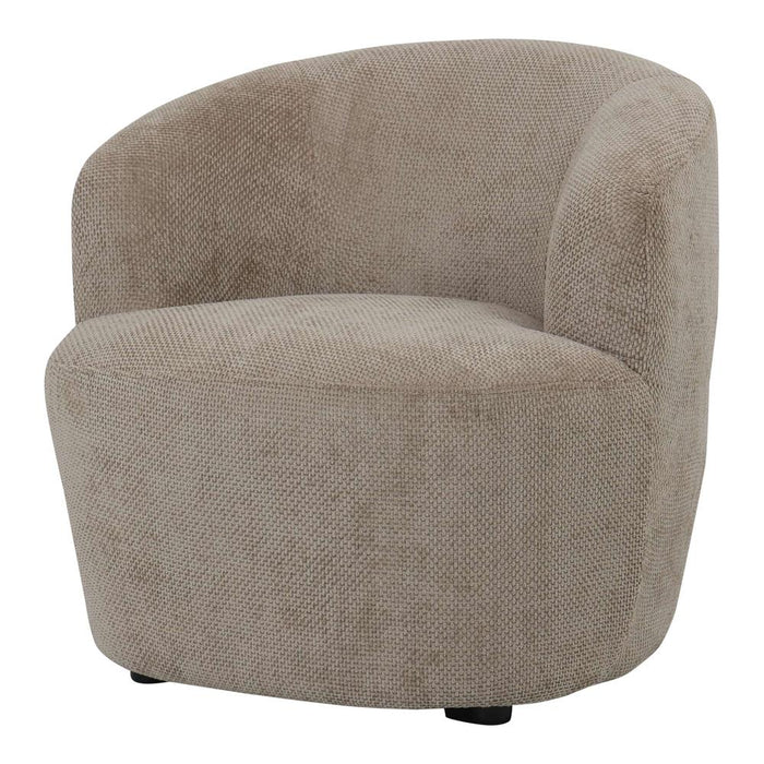 Fauteuil Grasa Polyester Beige 75x76 cm-Fauteuils-PTMD
