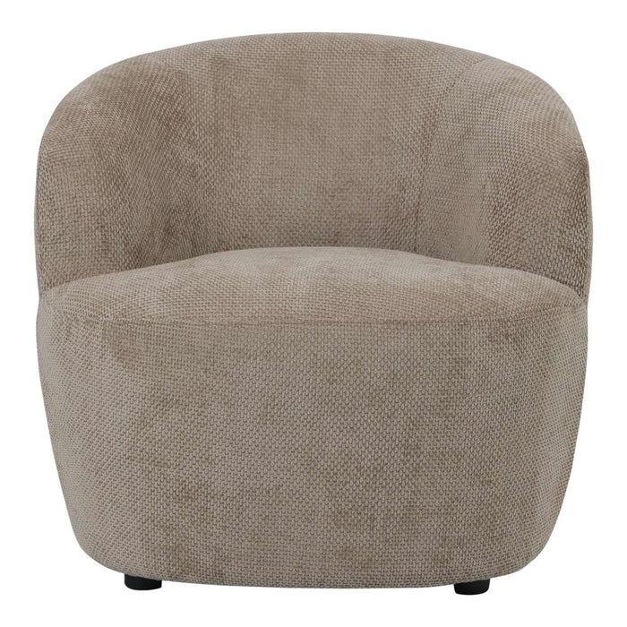 Fauteuil Grasa Polyester Beige 75x76 cm-Fauteuils-PTMD