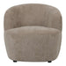 Fauteuil Grasa Polyester Beige 75x76 cm-Fauteuils-PTMD