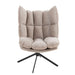 Fauteuil Grijs Polyester 73 cm 73x78x92 cm 25052-Kussens-J-Line