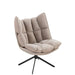 Fauteuil Grijs Polyester 73 cm 73x78x92 cm 25052-Kussens-J-Line