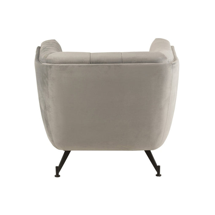 Fauteuil Grijs Populierenhout 82 cm 82x90x75.5 cm-Fauteuils-J-Line