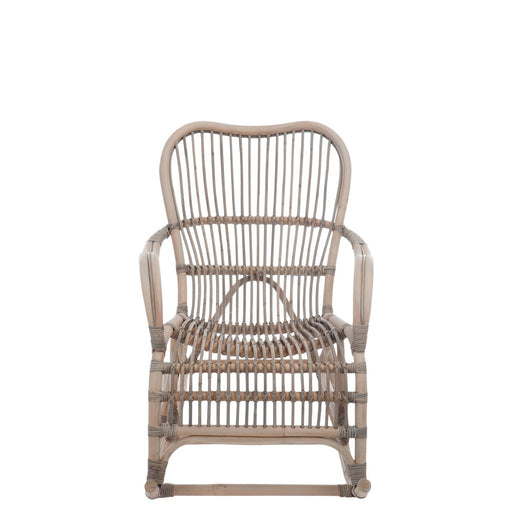 Fauteuil Grijs Rotan 56 cm-Fauteuils-J-Line