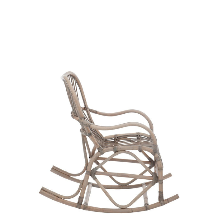 Fauteuil Grijs Rotan 56 cm-Fauteuils-J-Line