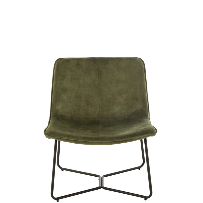 Fauteuil Groen Schuim 68 cm 68x71x78 cm-Fauteuils-J-Line