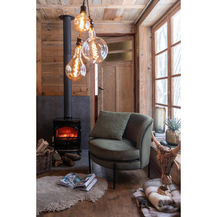 Fauteuil Groen Schuim Rond 67 cm 67x71x66 cm-Fauteuils-J-Line