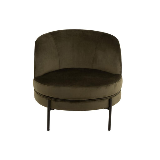 Fauteuil Groen Schuim Rond 67 cm 67x71x66 cm-Fauteuils-J-Line