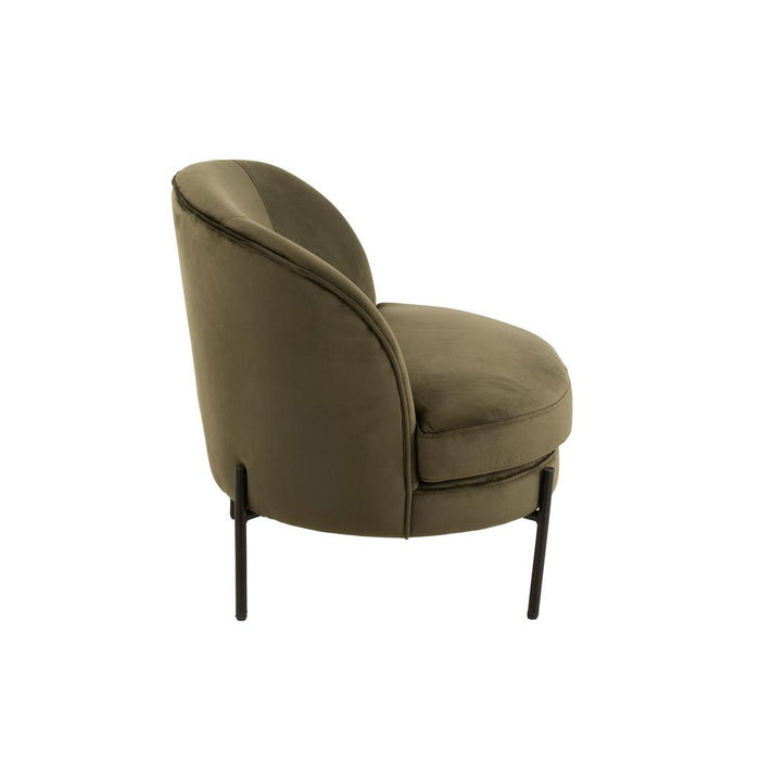 Fauteuil Groen Schuim Rond 67 cm-Fauteuils-J-Line
