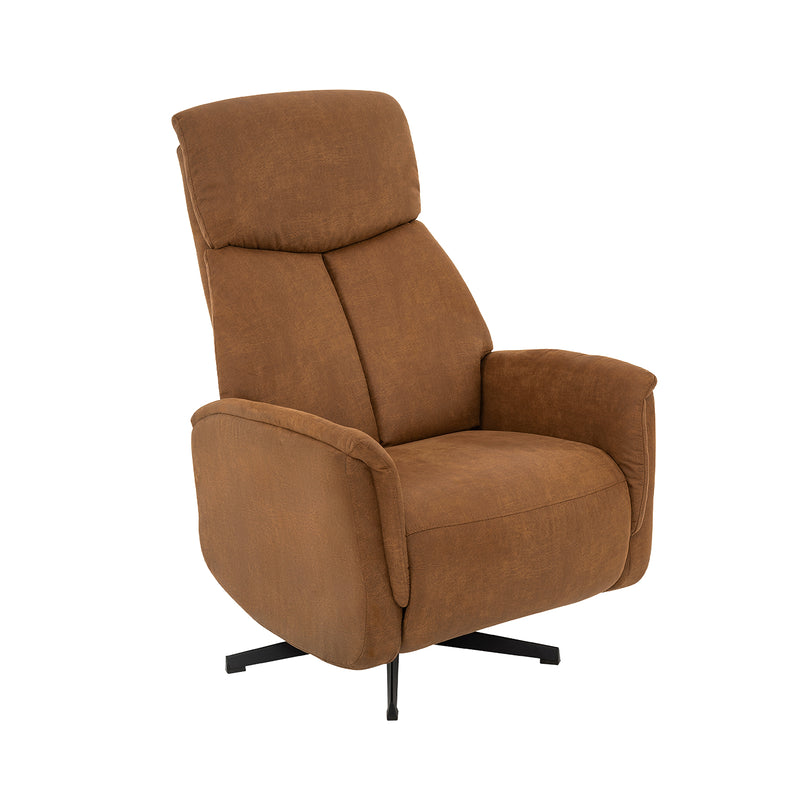 Fauteuil Helsinki Beige Kunstleder Manueel Verstelbaar-Fauteuils-LABEL51