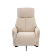 Fauteuil Helsinki Naturel Boucle Manueel Verstelbaar 73x86x114 cm-Fauteuils-LABEL51