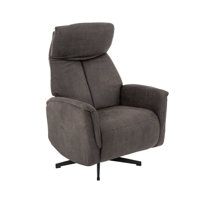 Fauteuil Helsinki - Taupe - Kunstleder - Manueel Verstelbaar-Fauteuils-LABEL51
