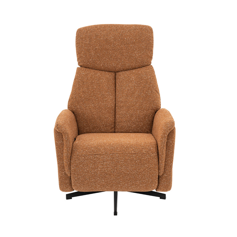 Fauteuil Helsinki koraal Boucle Manueel Verstelbaar 73x86x114 cm-Fauteuils-LABEL51