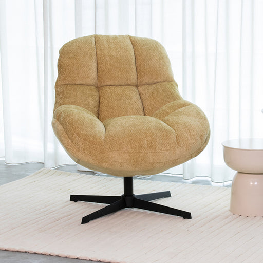 Fauteuil Huxley Brass Chenille - 76x86x92 cm-Fauteuils-LABEL51