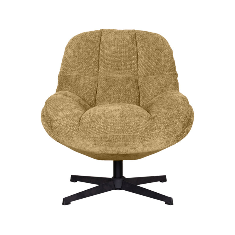 Fauteuil Huxley Brass Chenille - 76x86x92 cm-Fauteuils-LABEL51