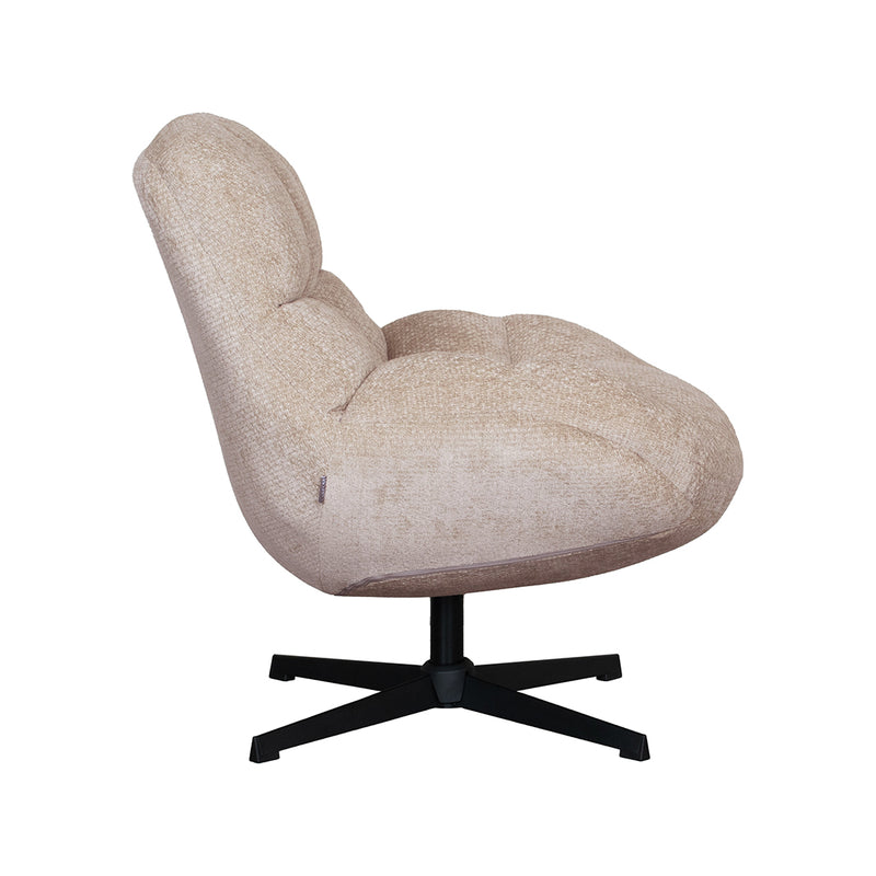 Fauteuil Huxley Clay Chenille - 76x86x92 cm-Fauteuils-LABEL51