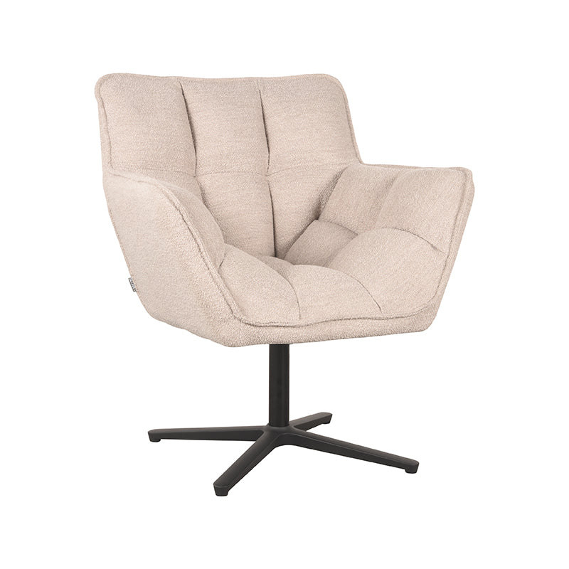 Fauteuil Ian Naturel Boucle - 76x72x87 cm-Fauteuils-LABEL51