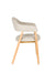Fauteuil Indy Polyester Bruin 54x56 H81 cm SKU 1000582-Fauteuils-Creating Home