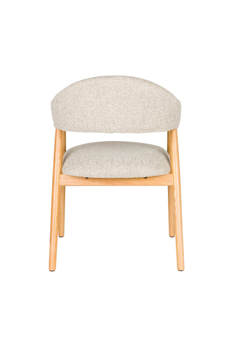Fauteuil Indy Polyester Bruin 54x56 H81 cm SKU 1000582-Fauteuils-Creating Home