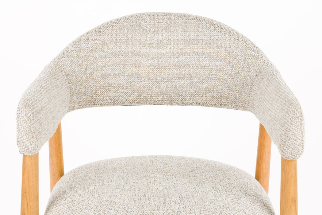 Fauteuil Indy Polyester Bruin 54x56 H81 cm SKU 1000582-Fauteuils-Creating Home
