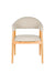 Fauteuil Indy Polyester Bruin 54x56 H81 cm SKU 1000582-Fauteuils-Creating Home