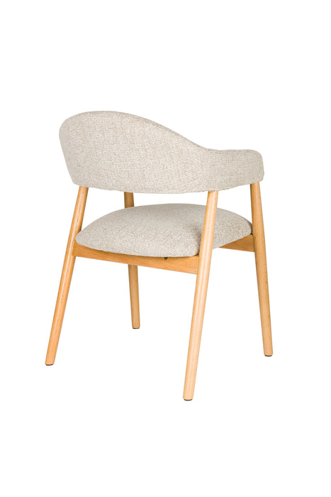 Fauteuil Indy Polyester Bruin 54x56 H81 cm SKU 1000582-Fauteuils-Creating Home