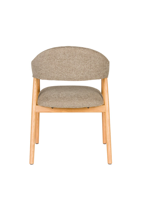 Fauteuil Indy Polyester Bruin 54x56 H81 cm SKU 1000583-Fauteuils-Creating Home
