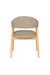 Fauteuil Indy Polyester Bruin 54x56 H81 cm SKU 1000583-Fauteuils-Creating Home