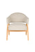 Fauteuil Indy Polyester Bruin 66.5x64 H76.5 cm SKU 1000584-Fauteuils-Creating Home