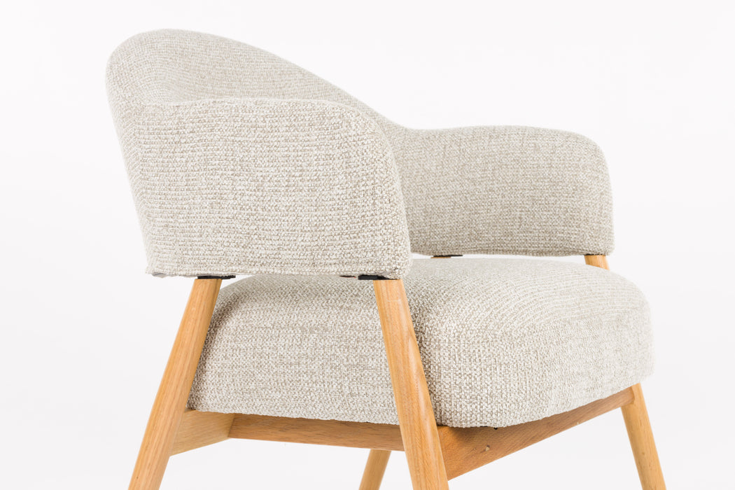 Fauteuil Indy Polyester Bruin 66.5x64 H76.5 cm SKU 1000584-Fauteuils-Creating Home