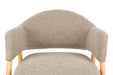 Fauteuil Indy Polyester Bruin 66.5x64 H76.5 cm SKU 1000585-Fauteuils-Creating Home