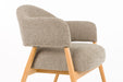Fauteuil Indy Polyester Bruin 66.5x64 H76.5 cm SKU 1000585-Fauteuils-Creating Home