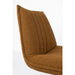 Fauteuil Jax Ochre Bouclé Acrylic,Polyester Geel 79x68 cm-Fauteuils-Creating Home