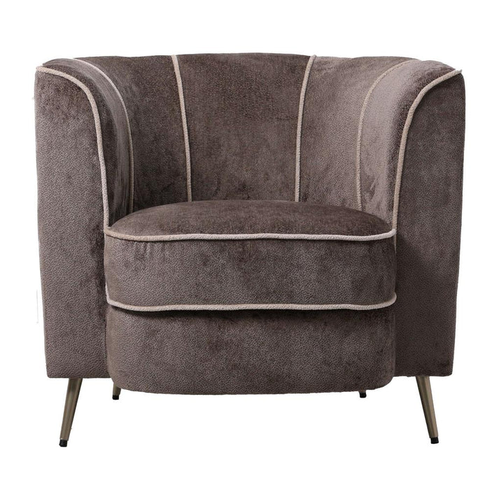 Fauteuil John Polyester Beige-Fauteuils-PTMD