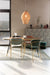 Fauteuil Jolien Goud/dark Nylon en polyester Groen 56x61 cm-Fauteuils-Creating Home
