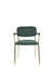 Fauteuil Jolien Goud/dark Nylon en polyester Groen 56x61 cm-Fauteuils-Creating Home