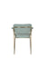 Fauteuil Jolien Goud/light Nylon en polyester Groen 56x61 cm-Fauteuils-Creating Home