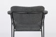 Fauteuil Jolien Nylon en polyester Donkergrijs 56x61 cm-Fauteuils-Creating Home