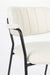 Fauteuil Jolien Zwart/bouclã© Stof Wit 56x61 cm-Fauteuils-Creating Home