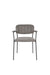 Fauteuil Jolien Zwart/grijs Nylon en polyester Grijs 56x61 cm-Fauteuils-Creating Home