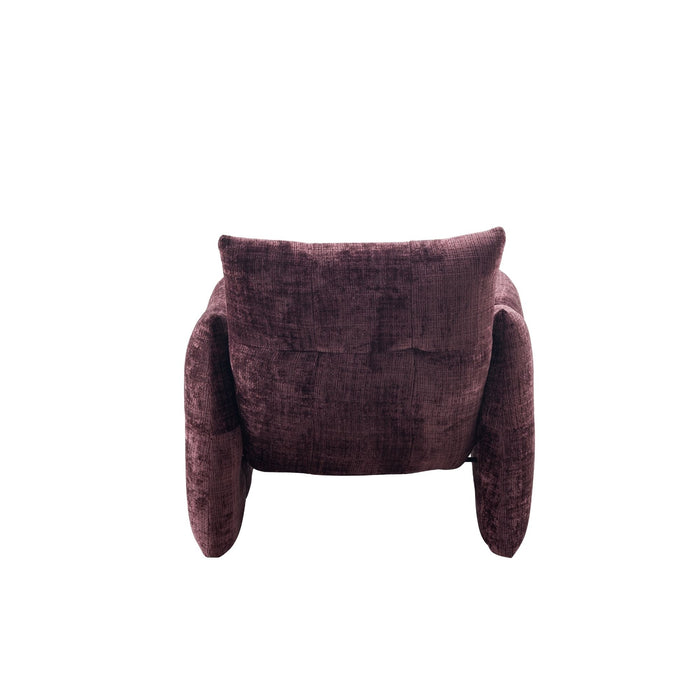 Fauteuil Lois Aubergine